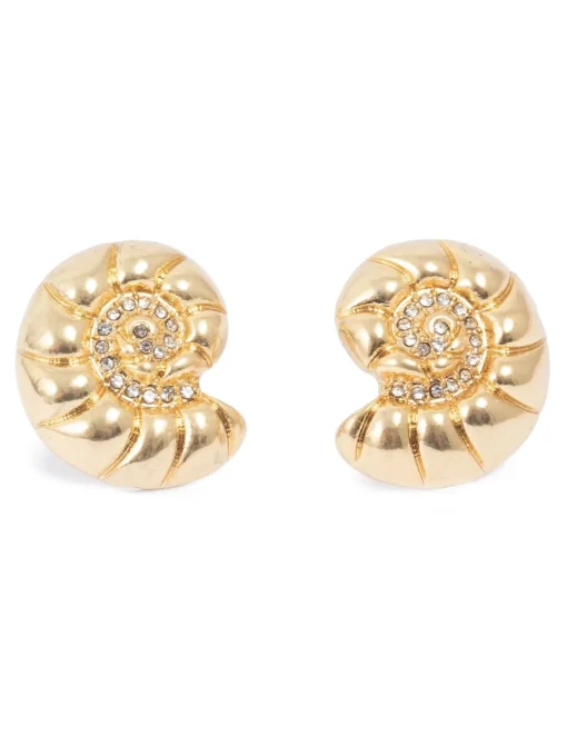 A&C OSLO EARRINGS 22MM BIG POST AQUATIC GP