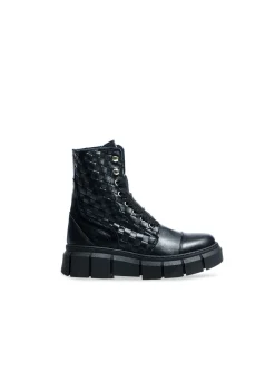 ALOHAS BOOTS CAN CAN BRAIDED BLACK