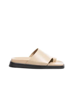 ALOHAS SANDAL TOE RING FLOP STONE BEIGE