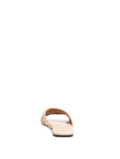 ATP ATELIER SANDAL CASORIA NAPPA PLISSÉ LIMESTONE