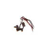 BAG CHARM GRIGRI BEAR MARRONE