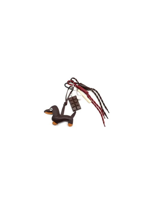 BAG CHARM GRIGRI BEAR MARRONE