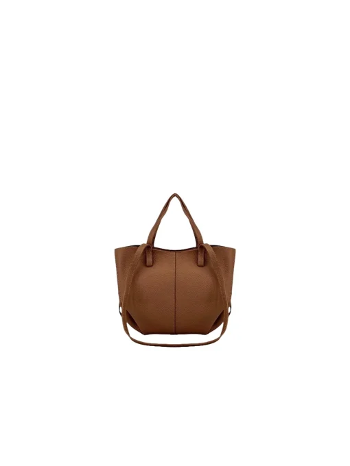 BAG LEATHER MARRON