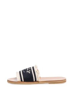 BALLY SANDAL BIANKA  EMBROIDE BLACK/BONE