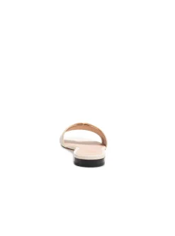 BALLY SANDAL PEONI FLAT CALF BONE