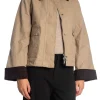 BRIXTOL TEXTILES JACKET SISSEL WAX TAUPE