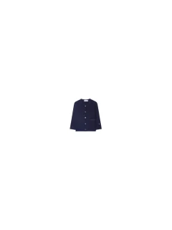 BUSNEL CARDIGAN LINN SOLID MARINE