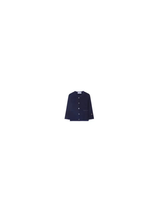 BUSNEL CARDIGAN LINN SOLID MARINE