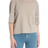 BUSNEL TOP MALIA SAND/ECRU