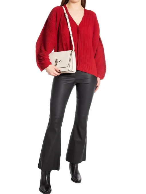 BY MALENE BIRGER BLOUSE DEVONE RED DAHLIA