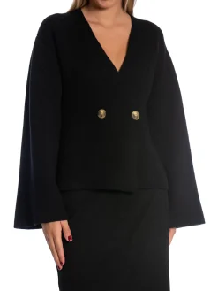 BY MALENE BIRGER CARDIGAN TINLEY BLACK