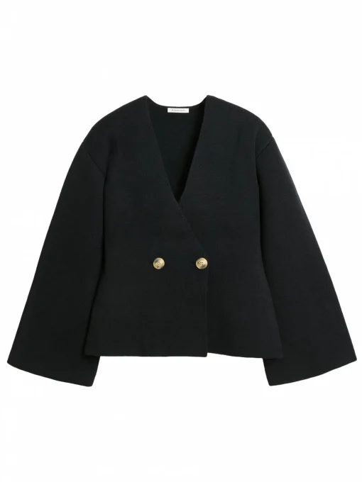 BY MALENE BIRGER CARDIGAN TINLEY BLACK