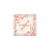 BY MALINA SCARF SILK TWILL CORAL RED
