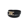 C.A.A.A BELT WITH METAL BUCKLE BLACK
