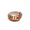 C.A.A.A BELT WITH METAL BUCKLE GREY