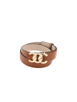C.A.A.A BELT WITH METAL BUCKLE GREY