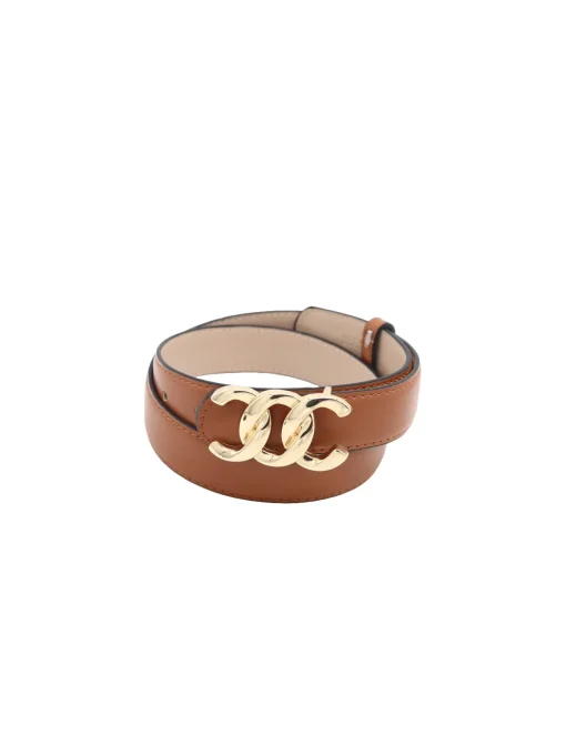 C.A.A.A BELT WITH METAL BUCKLE GREY