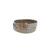 C.A.A.A BELT WITH METAL BUCKLE BEIGE