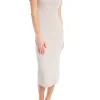 CALVIN KLEIN DRESS LIQUID TOUCH T-SHIRT SILVER LINING