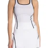 CASALL TOP TANK SQUARE NECK COURT WHITE