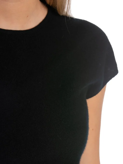 CLAVIN KLEIN TOP BEH SOFT WOOL SLIM BLACK