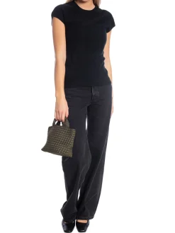 CLAVIN KLEIN TOP BEH SOFT WOOL SLIM BLACK