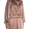 CO´COUTURE BLOUSE CAMERON WATERFALL LS WALNUT