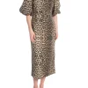 CO´COUTURE DRESS LEO PUFF KHAKI