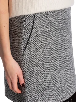 CO´COUTURE SKIRT INA HERRING MINI SKIRT BLACK