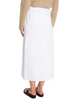 CO'COUTURE SKIRT VIKA SLIT DENIM WHITE