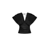 COPENHAGEN MUSE TOP LEAT BLACK