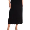 COPENHAGEN SKIRT TAILOR FRINGED BLACK