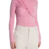 COPPEROSE TOP ADJUSTED WITH KNOT PINK
