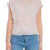 DANTE6 TOP PENELOPE GATHERED WHISPER CHALK