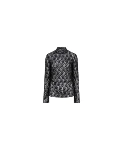 DANTE6 TOP PREBBLE  LACE RAVEN