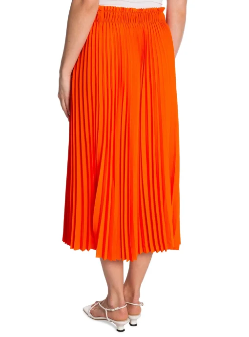 DAY SKIRT MIA SOLID PLISSÉ FLAME