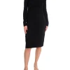 FILIPPA K DRESS OFF SHOULDER KNIT BLACK