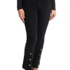 FILIPPA K JEANS 90'S STRETCH BUTTON FRONT WASHED BLACK