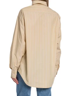 FILIPPA K SHIRT STRIPE POPLIN DARK