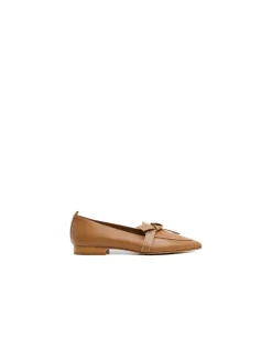 FLATTERED BALLERINA ALLY COGNAC