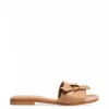 FLATTERED SANDAL MY COGNAC LEATHER