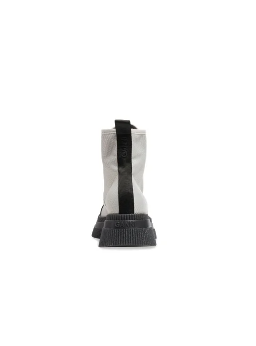 GANNI BOOTS CREEPERS EGRET