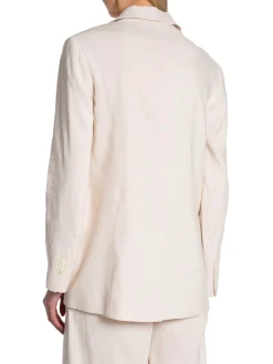 GANT BLAZER REG STRETCH LINEN PUTTY