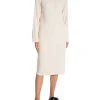 GANT DRESS CABLE C-NECK CREAM