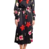 GANT DRESS RELAXED FLORAL PRINT SHIRT BLACK