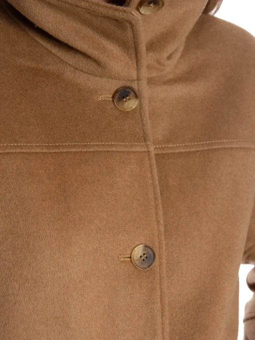 GANT JACKET CROPPED WOOL WARM KHAKI