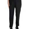 GANT PANTS TAPERED PULL ON EBONY BLACK
