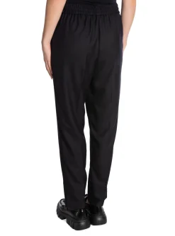 GANT PANTS TAPERED PULL ON EBONY BLACK