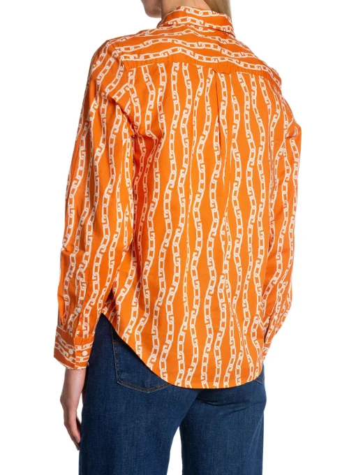 GANT SHIRT CHAIN PUMPKIN ORANGE