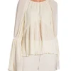 GESTUZ BLOUSE CELESTE LS ETHEREAL GREEN